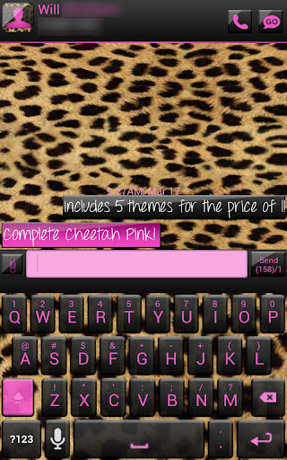 【免費個人化App】Complete Cheetah Pink Theme-APP點子