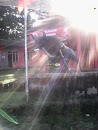 Patung Banteng DPC PDIP Pandeglang