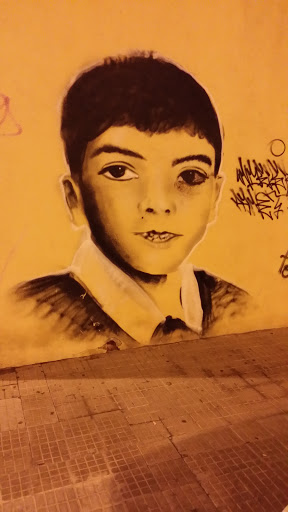 Boy Face Graffiti