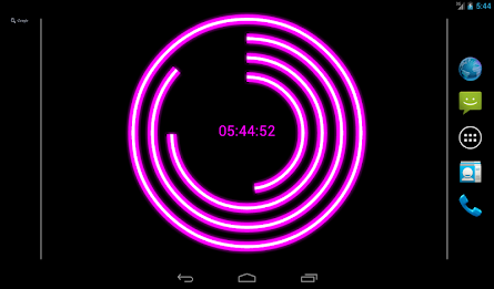 Neon Clock Live Free Wallpaper poster 14