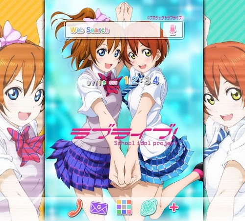 Android application ラブライブ！きせかえテーマ screenshort