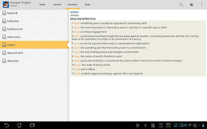 Basque<>English Dictionary poster 6