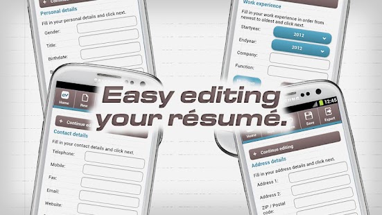 How to get CreateCV Résumé creator 1.6 apk for android