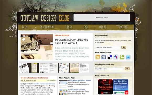 Outlaw Design Blog - лучшие блоги о дизайне