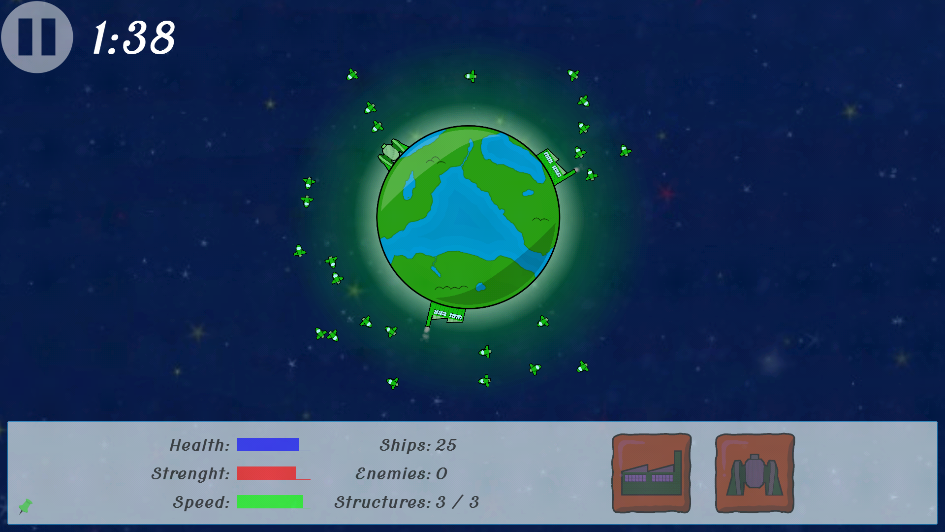Android application Planet Conqueror screenshort