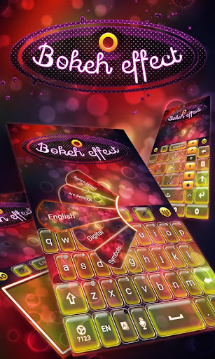 Bokeh Effect Keyboard