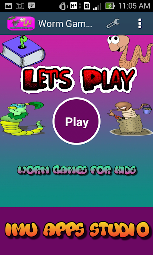 Worm Games For Kids - Memo