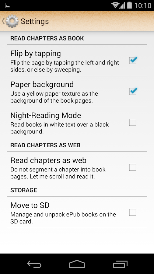   ePub Reader for Android- screenshot  