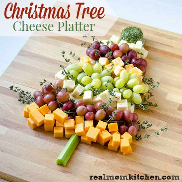 Christmas Tree Cheese Platter Recipe | Yummly
