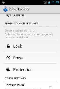 Droid Locator Screenshots 1
