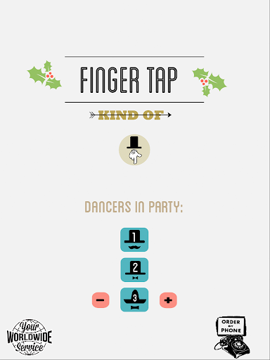 【免費休閒App】Finger Tap! A 60's Christmas-APP點子