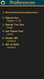 exDialer B-Gold theme - screenshot thumbnail