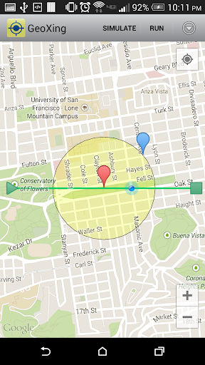 Geofence Crossing Simulator