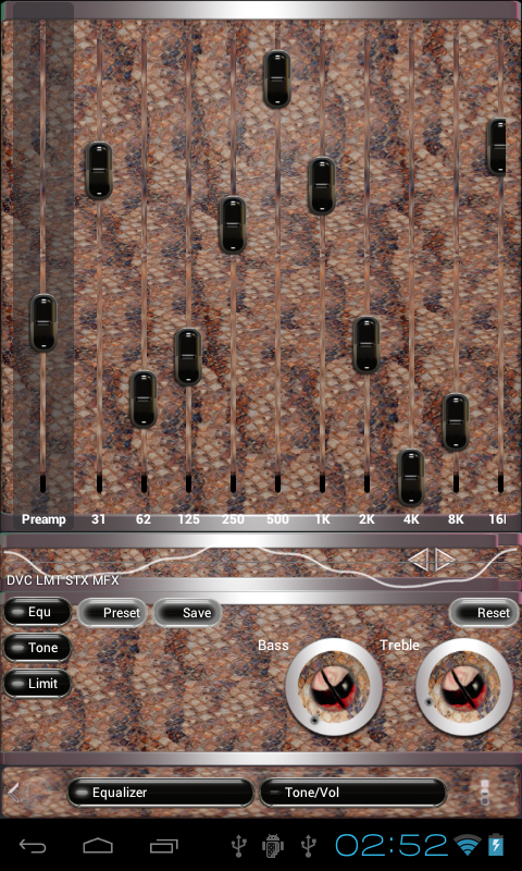 poweramp skin brown snake Screen 3