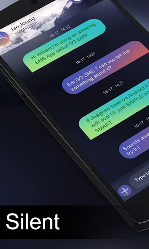 GO SMS PRO SILENT THEME