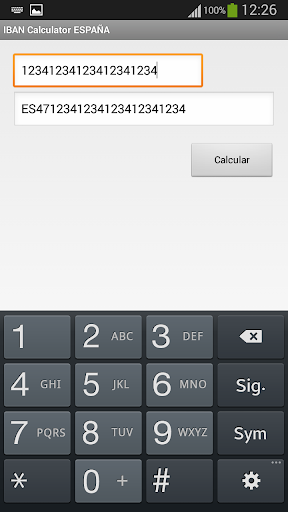 CALCULCADORA IBAN ESPAÑA