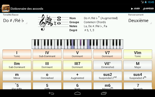 Piano Companion: d'accords - screenshot thumbnail