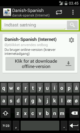 Danish-Spanish Dictionary