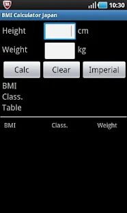 BMI Calculator Japan