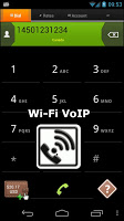 Captura de pantalla de Wi-FI VoIP: llamadas con VoIP APK #1