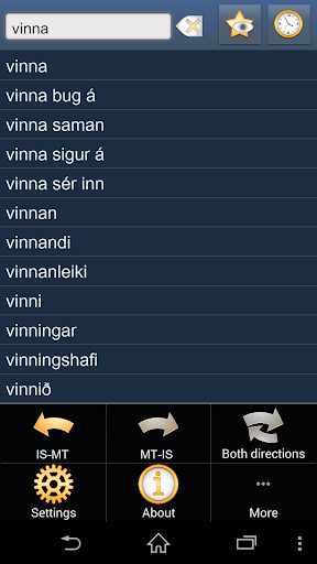 Icelandic Maltese dictionary +