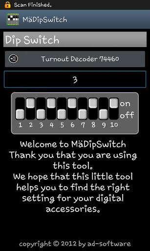 MäDipSwitch digital decoder