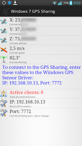 GPS Sharing for Windows Sensor