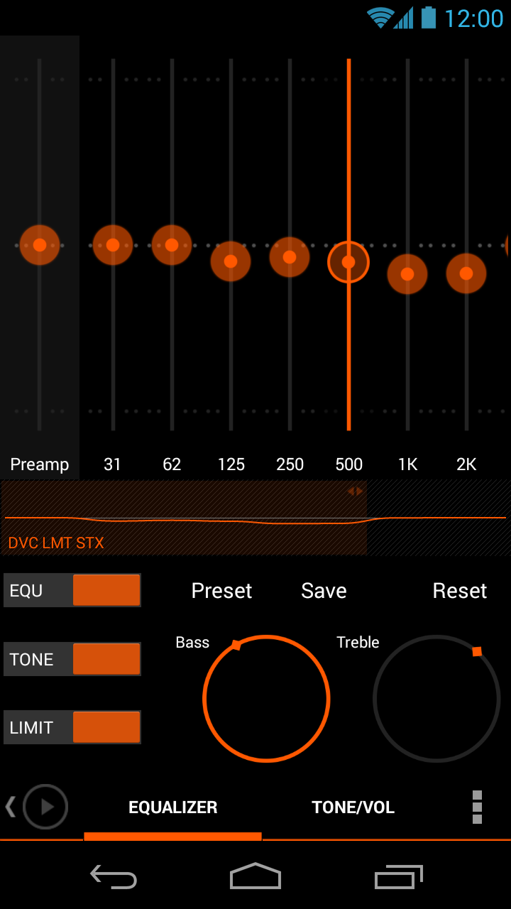 Skin for Poweramp KK Orange Screen 2