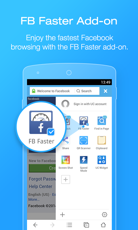 UC Browser for Android - screenshot