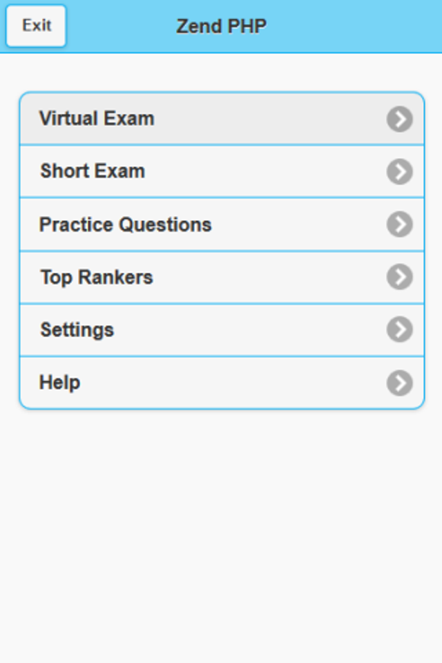 Zend PHP Practice Exam Pro Screen 3