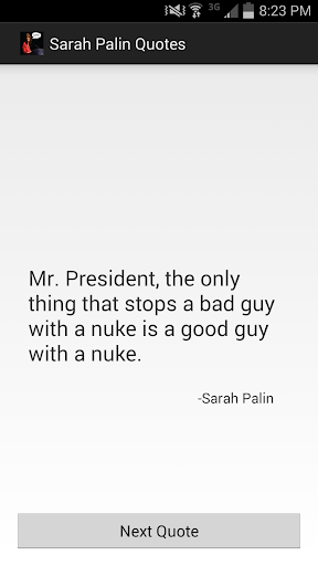 【免費娛樂App】Sarah Palin Quotes-APP點子