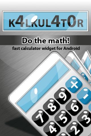 Calculator Widget