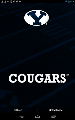 【免費個人化App】BYU Cougars Live Wallpaper-APP點子