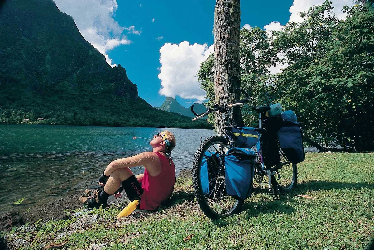 Bicycling-Moorea - By biking on Mo'orea, you can choose your own path to see the island's sites.