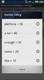 Live Wallpaper Shamrocks Screenshots 2