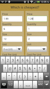 Cheapest Cost Per Unit Screen 2