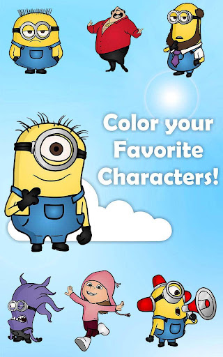 Coloring Pages Minions Edition