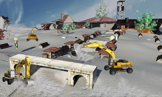 Excavator Snow Plow Simulator (Mod Money)