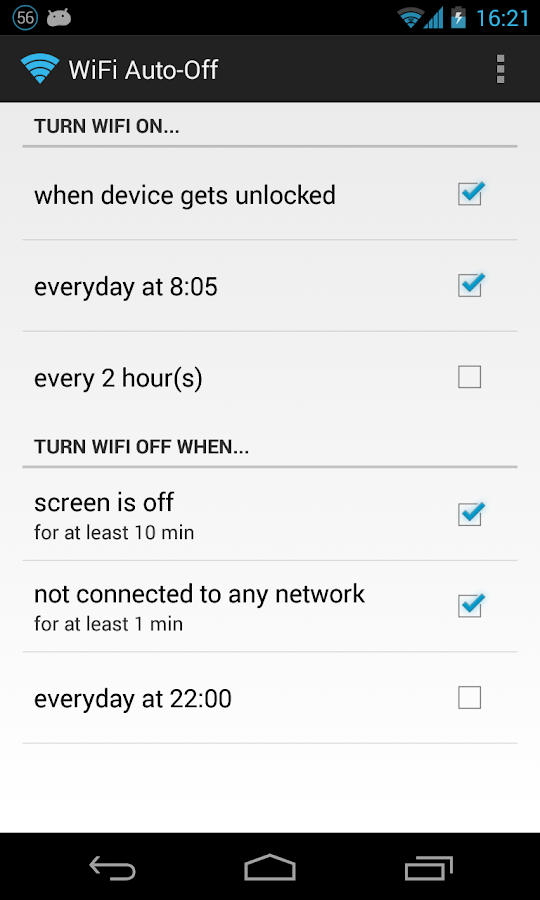    WiFi Automatic- screenshot  