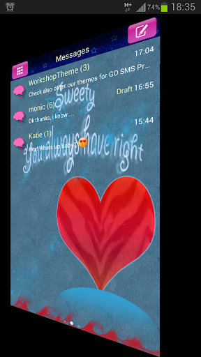 免費下載個人化APP|GO SMS Theme Red Heart Buy app開箱文|APP開箱王