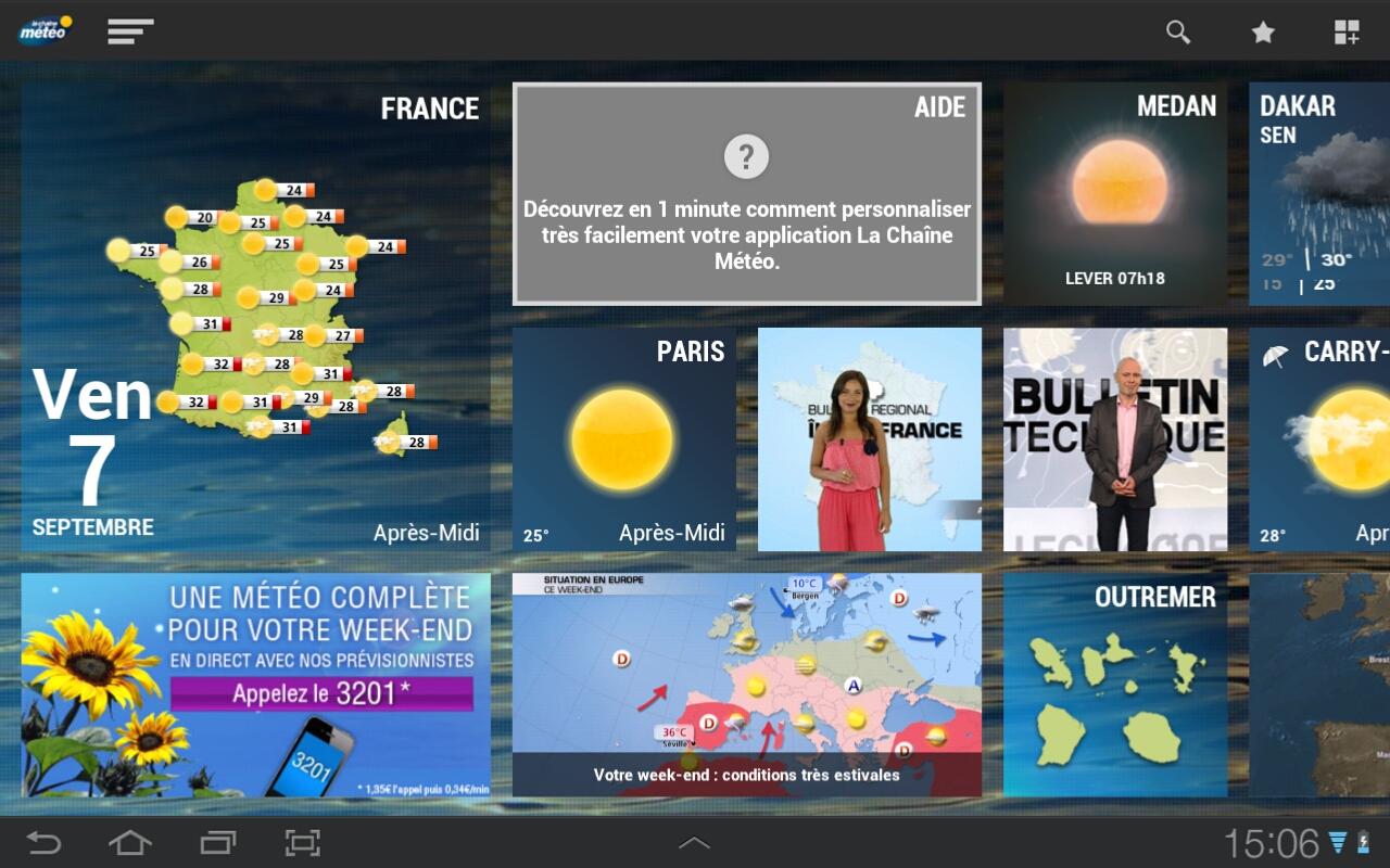La chaine m��t��o pour tablette - Android Apps on Google Play
