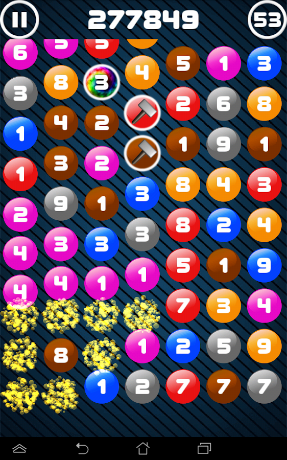 Math Balls. Number game - screenshot