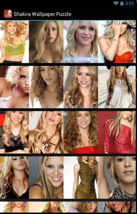 Shakira Wallpaper Puzzleのおすすめ画像5