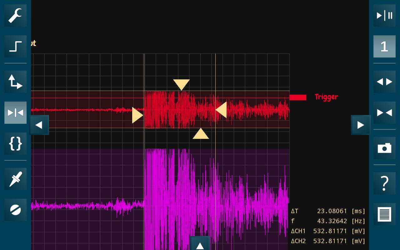    OsciPrime Oscilloscope- screenshot  