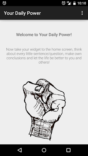 Your Daily Power - Widget