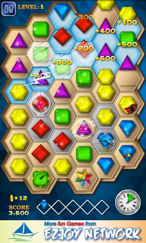 Android application Jewels Link! screenshort