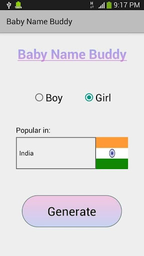 Baby Name Buddy