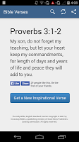 Captura de pantalla de Inspirational Bible Verses APK #1