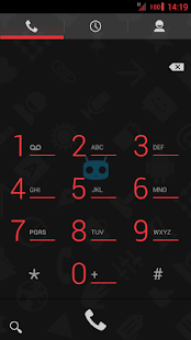 CM10/CM11 Transparent Red - screenshot thumbnail