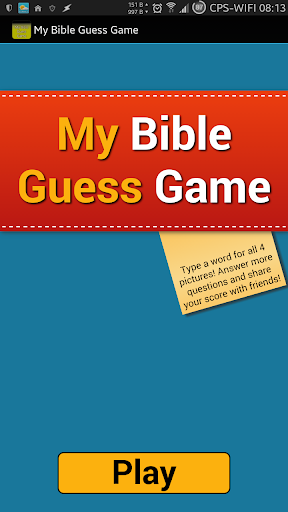 My Bible Guess Game